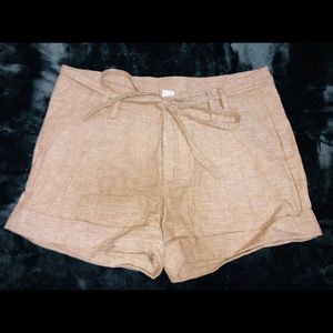 Brown flowy shorts